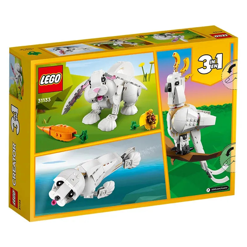 LEGO Creator Expert 31133 Cute White Rabbit Boy And Girl Assembly Block Toy Gift