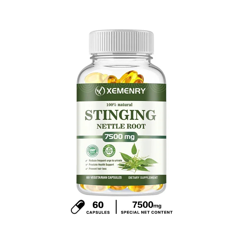 Stinging Nettle Root - Prostate Support and Urinary Tract Health, Relieve Urinary Frequency Capsules