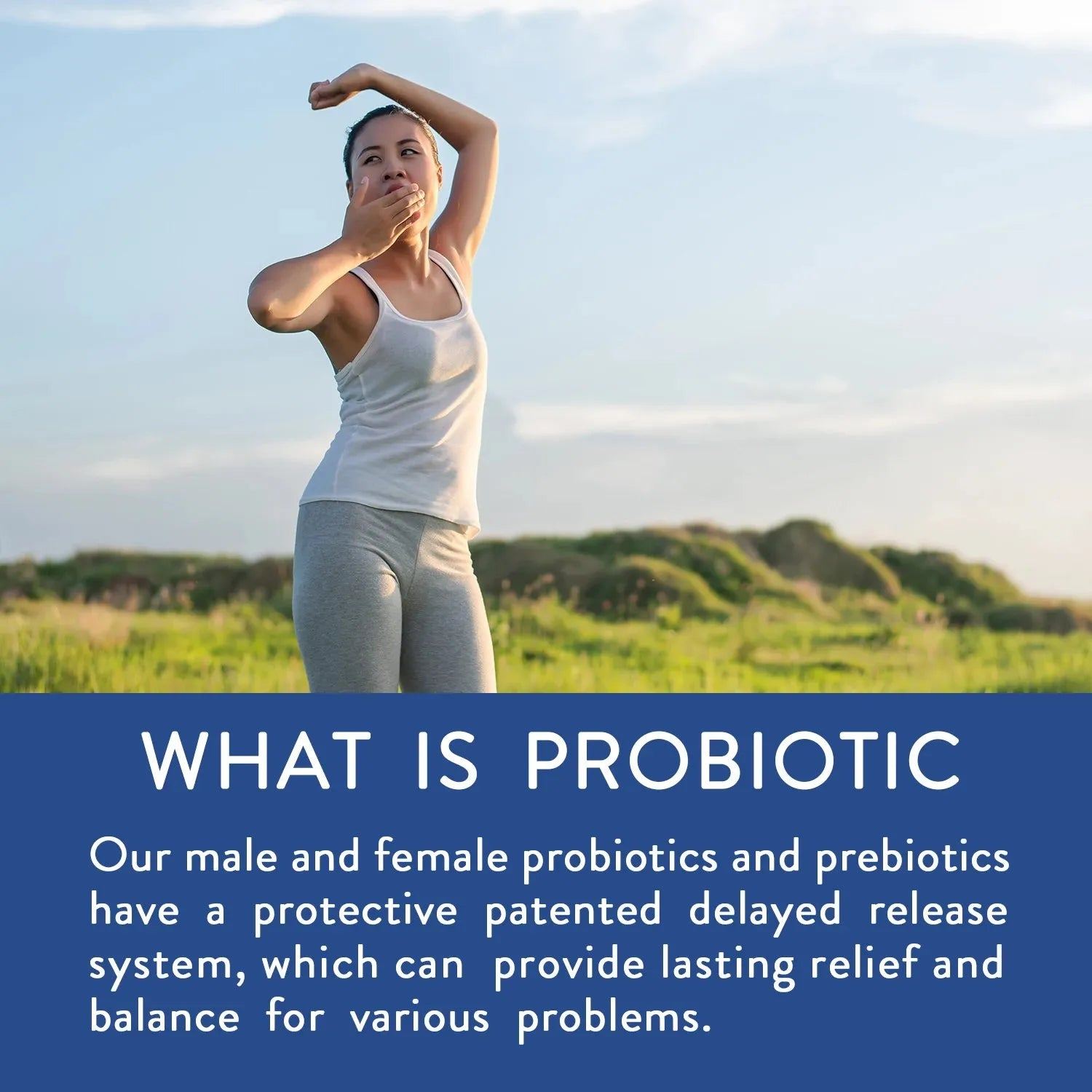 Probiotic Supplement - Gut Health Complex with Astragalus and Lactobacillus Acidophilus Probiotics To Support Digestive Health