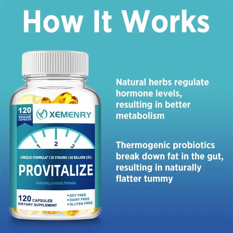 Women's Digestive Health Probiotics - Relieve Bloating, Hot Flashes, Joint Support, and Slim Belly