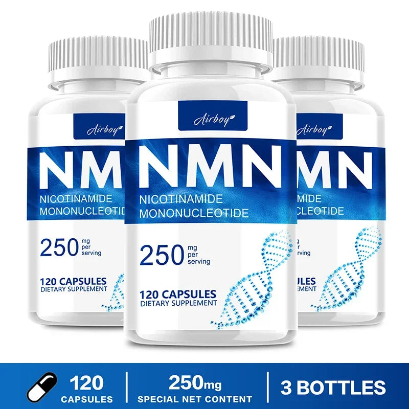 NMN Nicotinamide Mononucleotide - Supports Cell Repair and Growth, Reduces Wrinkles and Increases Skin Elasticity