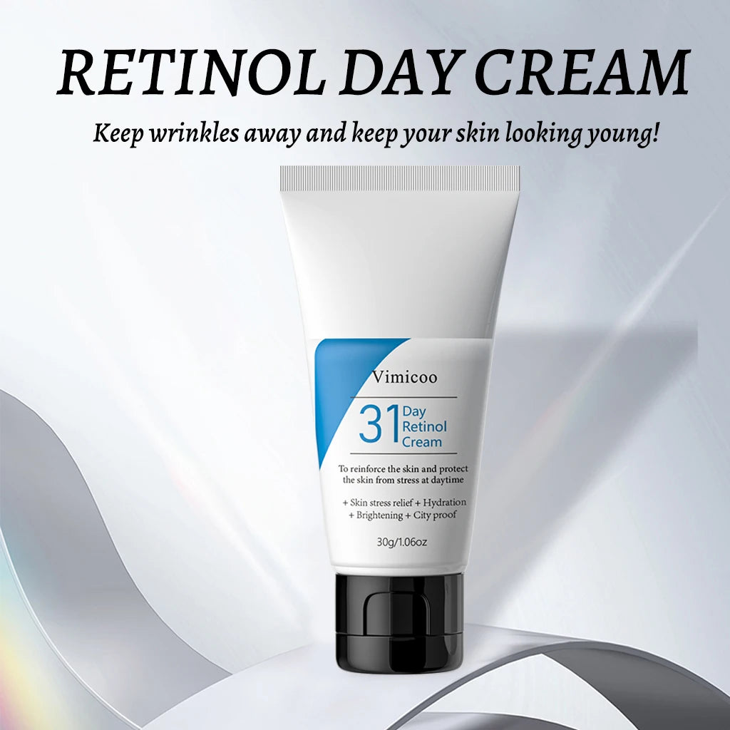 Retinol Day Night Cream Facial Skin Care Moisturizing Brightening Repairing Skin Anti-Aging Hydrating Beauty Routine