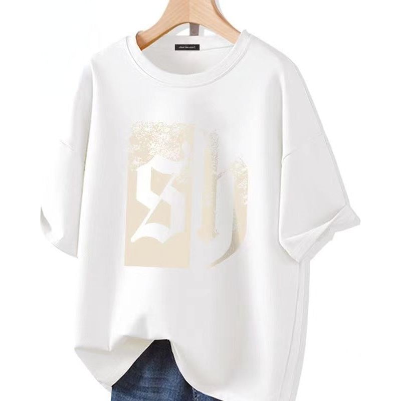 Oversized Streetwear Fashion Shirt Printed T-Shirt Women's Top Casual T-Shirt Trend Short Sleeves - Jointcorp