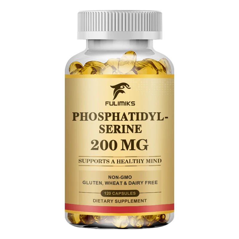 PhosphatidylSerine Capsules Premium Brain Health Supplement Supports a Healthy Mind & Cognitive Function