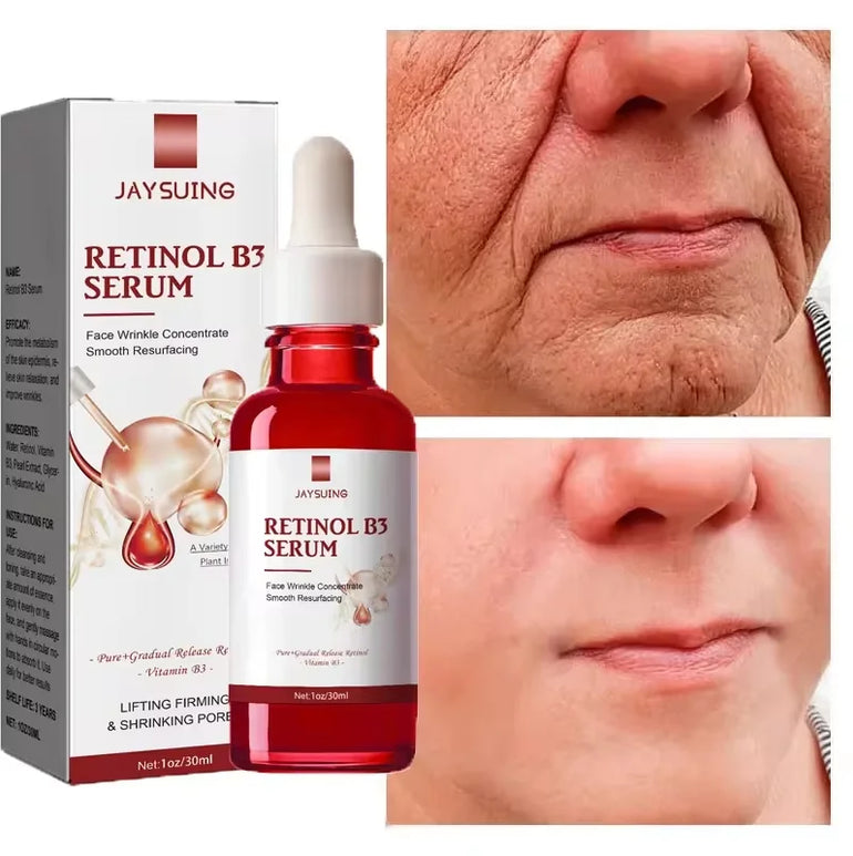 Retinol Wrinkle Remover Face Serum Instant Firming Lifting Anti-Aging Liquid Fade Fine Lines Whitening Korean Skin Care Products