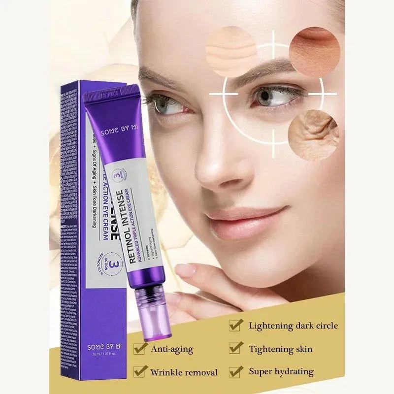 Retinol A Alcohol Triple Repair Eye Cream Anti-wrinkle & Fine Lines Deep Moisturizing Dark Circles & Fine Lines