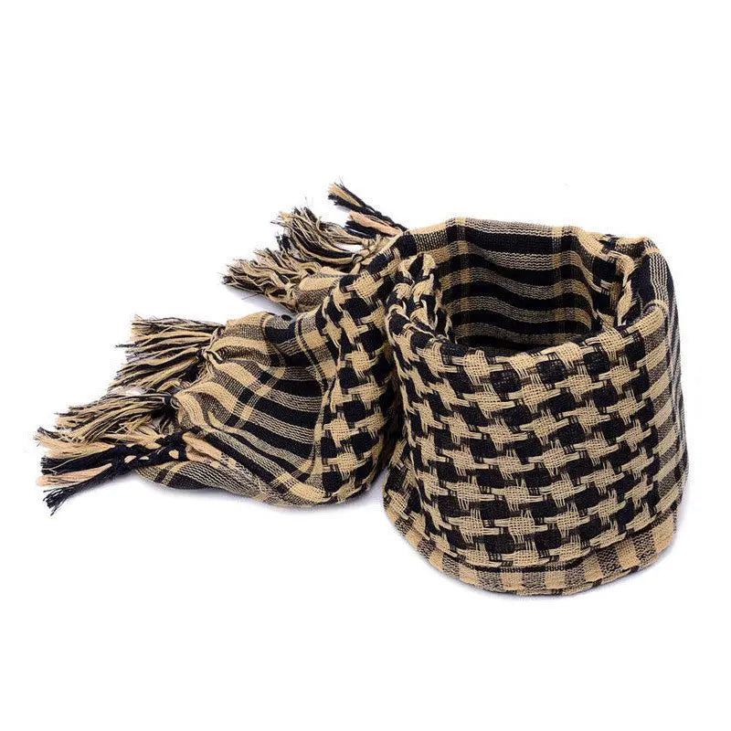 Hot Newest Arrival Fashion Men Lightweight Square Outdoor Shawl Military Arab Tactical Desert Army Shemagh KeffIyeh Arafat Scarf