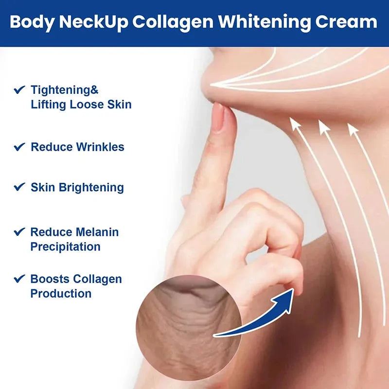 Neck Lines Protein Cream Lift Neck Eliminate Neck Fine Lines Anti-ageing Eliminate Double Chin Moisturis Nourish Rejuvenation