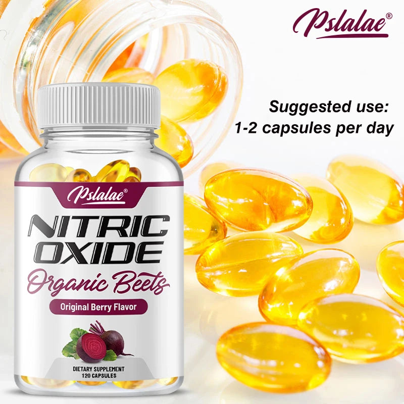 Nitric Oxide Supplement - with Beetroot - Energy, Strength & Endurance Support