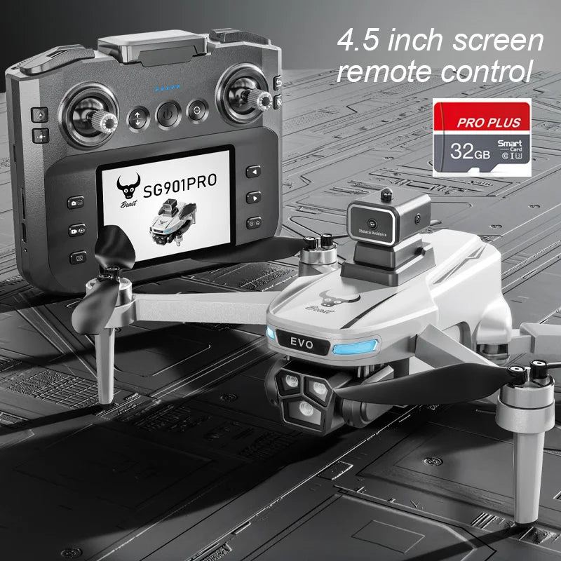 Drone 8K Professional GPS HD Camera Drones 5G WIFI FPV Video 4k UAV 5.9 inch large screen remote control RC Dron SG109 PRO MAX