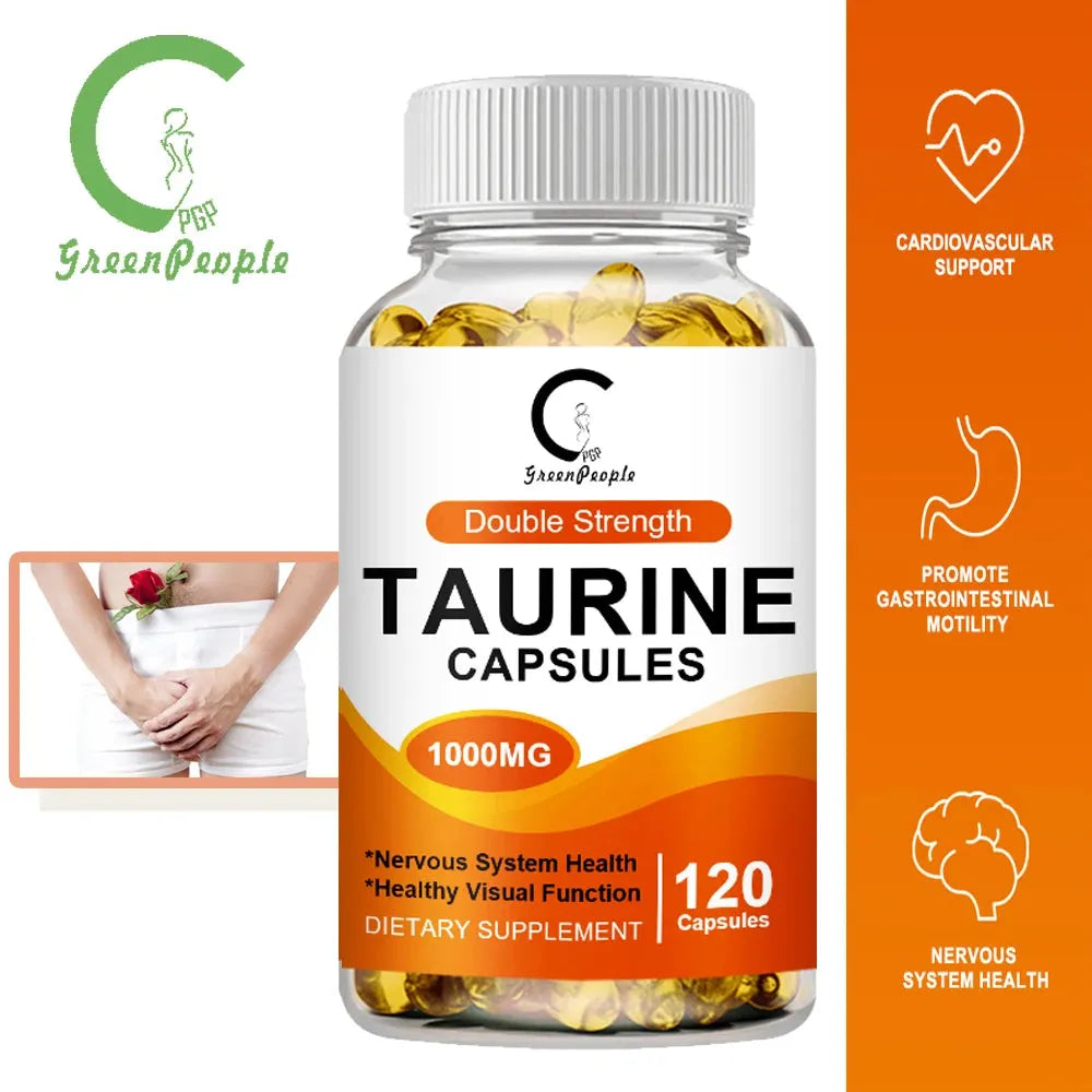 GPGP Greenpeople Taurine Capsule Nervous Reproductive System Re-Development Dietary Supplement