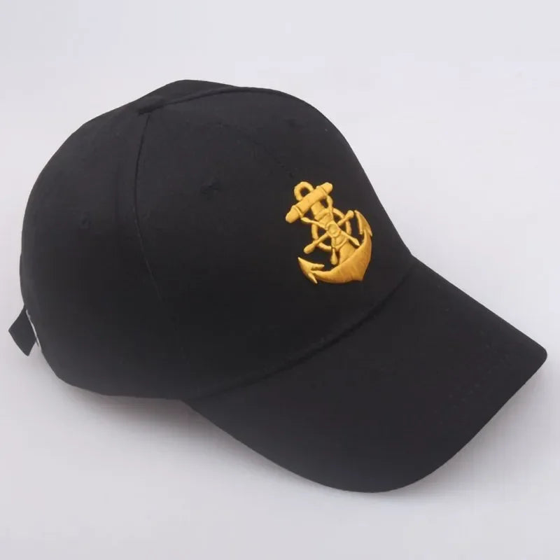 Anchor Baseball Caps For Men Women Cotton Sailor Hat Mens Outdoor Snapback Hip Hop Trucker Hat Black Cap Gorras Dropshipping