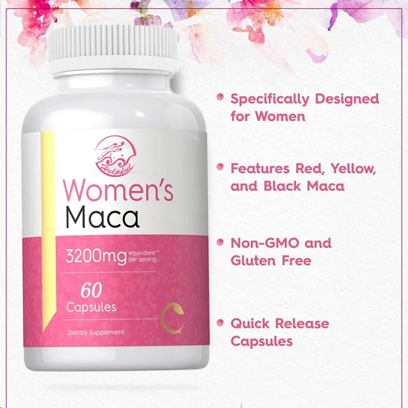 Women's Macagen Capsules 3200mg, 60 capsules | Non GMO, gluten free supplement