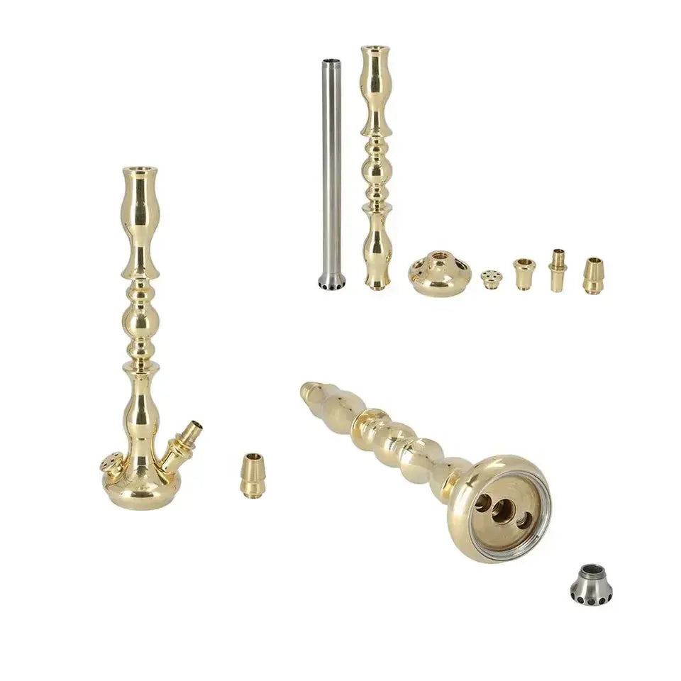 Customized brass or aluminum portable hookah shisha and machining hookah accessories