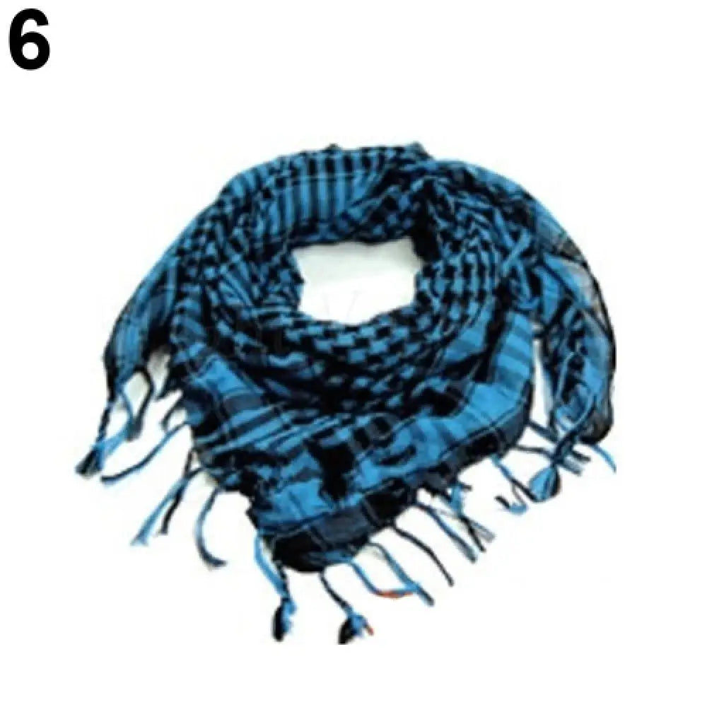 Muslim Hijab Desert Arabian Scarf Military Arab Desert Army Shemagh KeffIyeh Scarf Hiking Sports Bandana Scarf