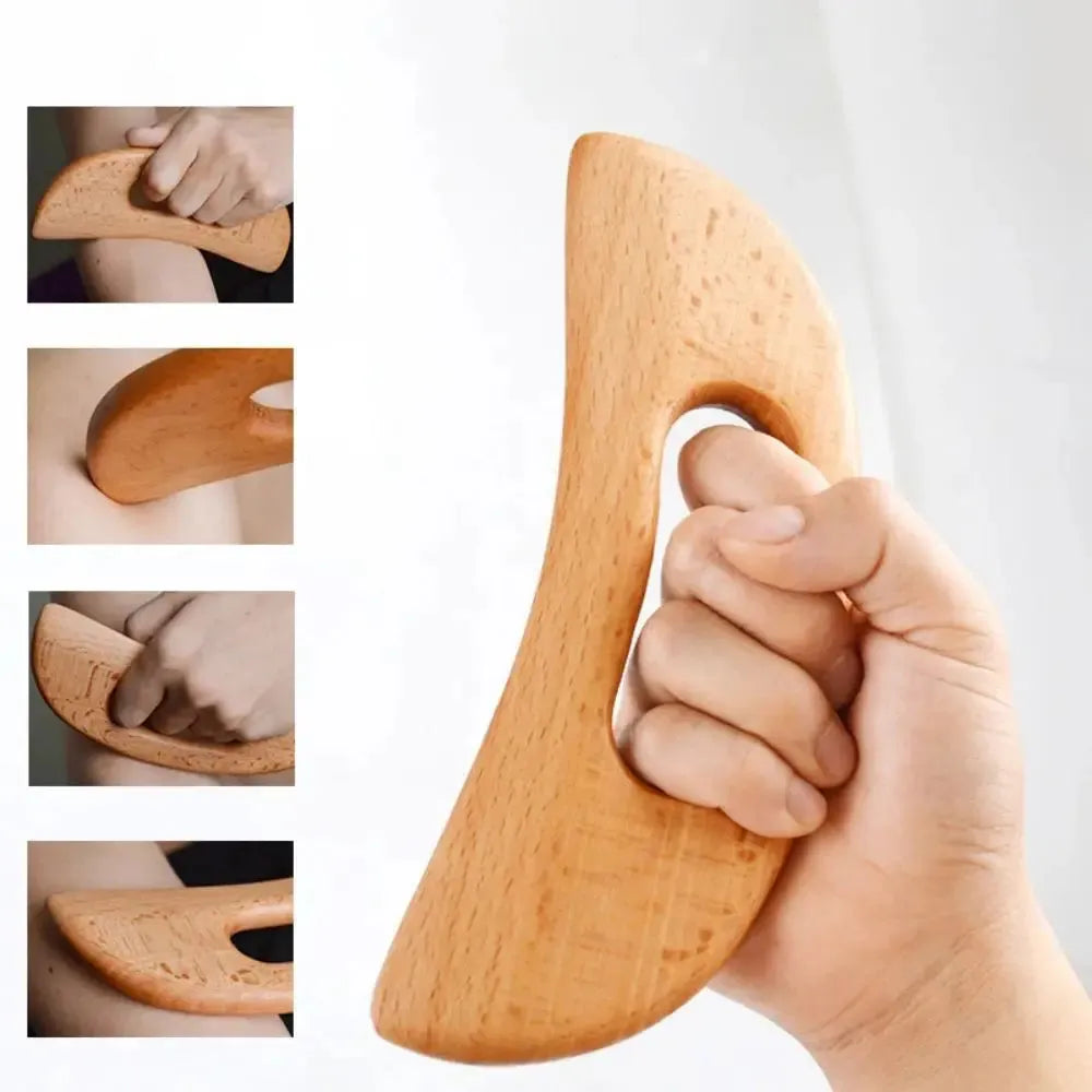 Wooden Gua Sha Tool Scraping Board Massage Tool Slimming Guasha Massage Board Gua Sha Scraper Body Massage Therapy Tool