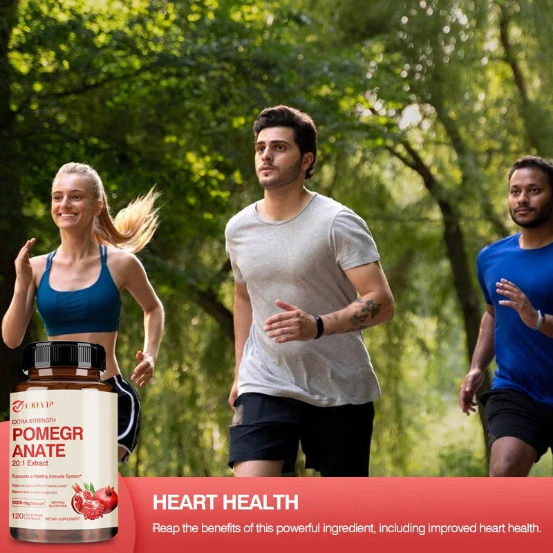 Pomegranate Extract - Maintains Normal Blood Pressure Levels and Improves Mental Health