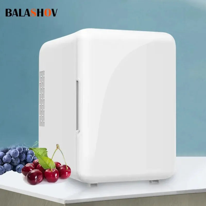 4L Mini Refrigerator Portable Cooler Compact Refrigerator 220V for Car Truck Kitchen Home Use Picnic Camping Silent Freezer