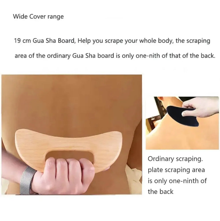 Wooden Gua Sha Tool Scraping Board Massage Tool Slimming Guasha Massage Board Gua Sha Scraper Body Massage Therapy Tool