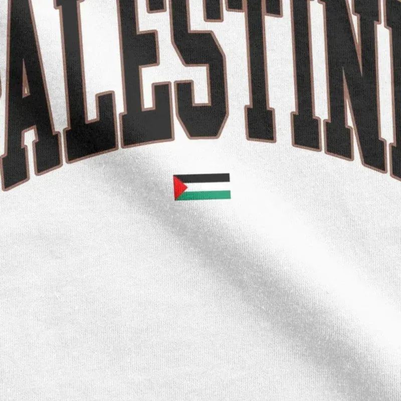 Palestinian Palestine Flag Men's T Shirts Funny Tees Short Sleeve Round Collar T-Shirts Cotton 6XL Tops