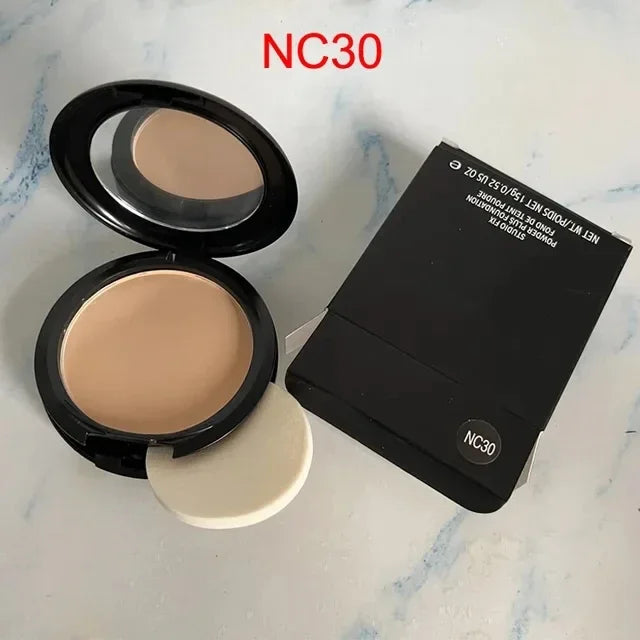 Pressed Powder Face Makeup Delicate Pressed Powder Studio Fix Powder Plus Foundation Fond De Teint Poudre15g Face Powder