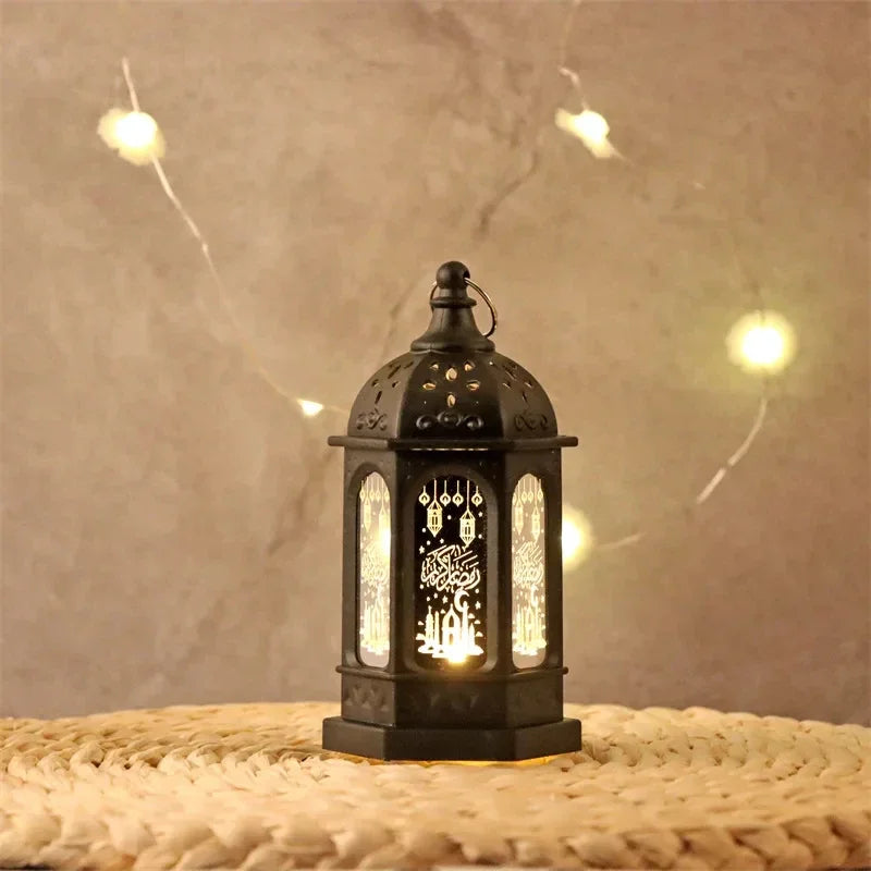 2025 Ramadan LED Lantern Light Eid Mubarak Decoration for Home Islamic Muslim Festival Party Ramadan Kareem Decor EID Al Adha