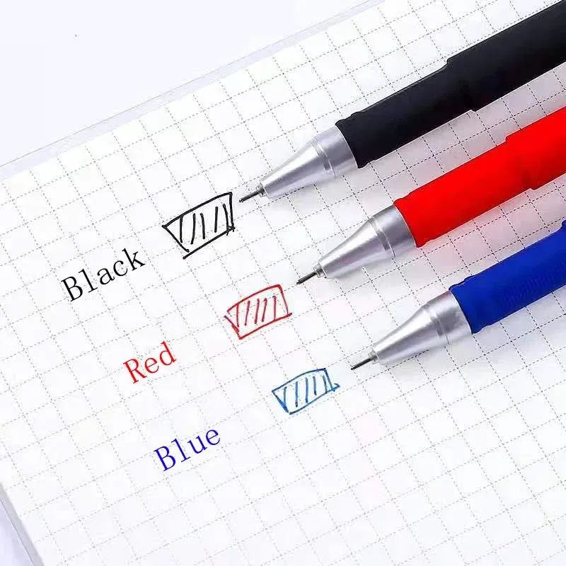 Gel pens Set Black Blue Red Refill Gel Pen Bullet