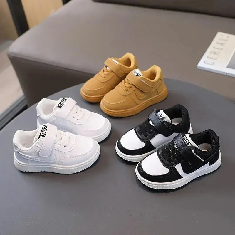 Spring Autumn New Children's Sneakers Boys Casual Low Top Shoes Women's Baby Shoes Small White 1-6 Years Old