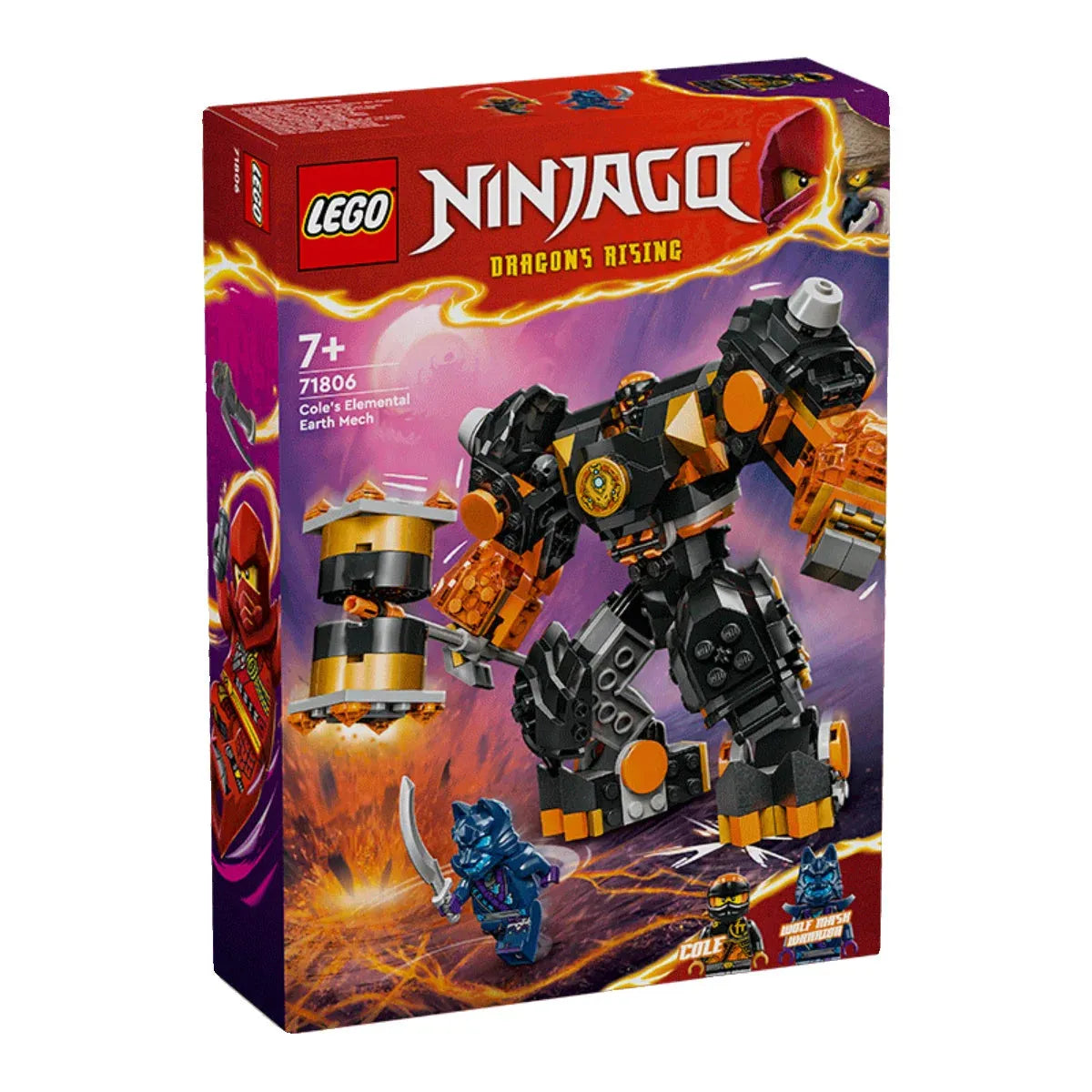 LEGO Ninjago 71806 Kou's Earth Element Mecha Puzzle Building Block Children's Toy For Men And Women