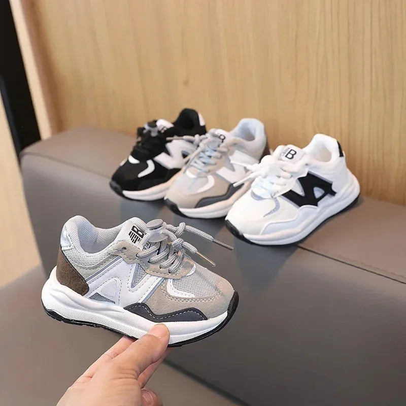 Boys and Girls Soft Sole Casual Sneakers Fashion Trend Running Shoes Basketball Shoes Children Flat Baby Toddler Outdoor Shoes