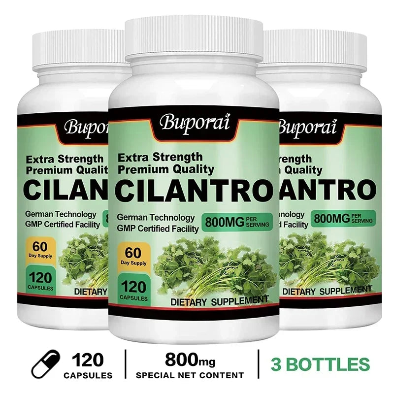 Cilantro Supplement - Rich Source of Antioxidants - Natural Cleansing & Detox