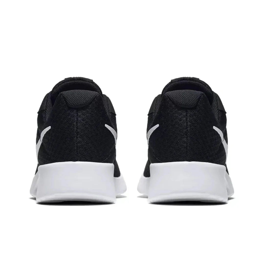 Nike Tanjun Men and Women Non-Slip Low Top Sneakers Breathable Black Oreo Running Shoes 812654-001