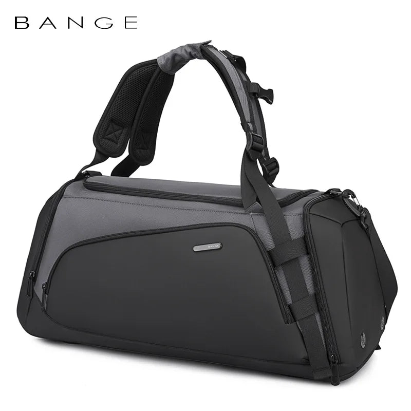 BANGE NEW Men Backpack Shoes Backpack Waterproof Travel Sports Fitness Bags For Women Teenagers School Bagpack Rucksack