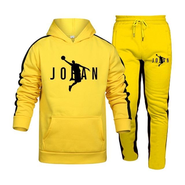 Sportswear Men's 2-piece Sweatshirt + Sweatpants Sportswear Hoodie Casual Men's Clothing Hoodie Sets - Jointcorp