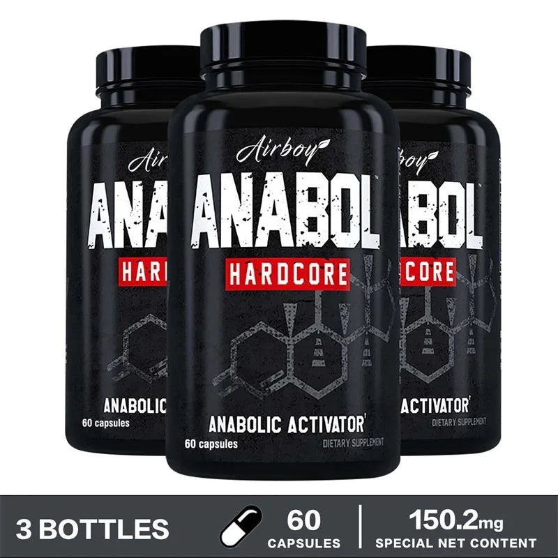 Anabol Hardcore Supplement - Helps Build Lean, Firm, High-quality Muscle,Promoting Muscle Growth,Recovery & Strength Enhancement