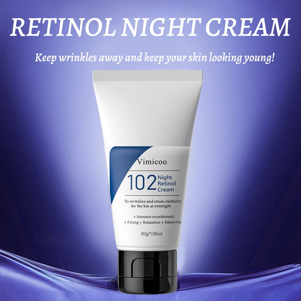 Retinol Day Night Cream Facial Skin Care Moisturizing Brightening Repairing Skin Anti-Aging Hydrating Beauty Routine