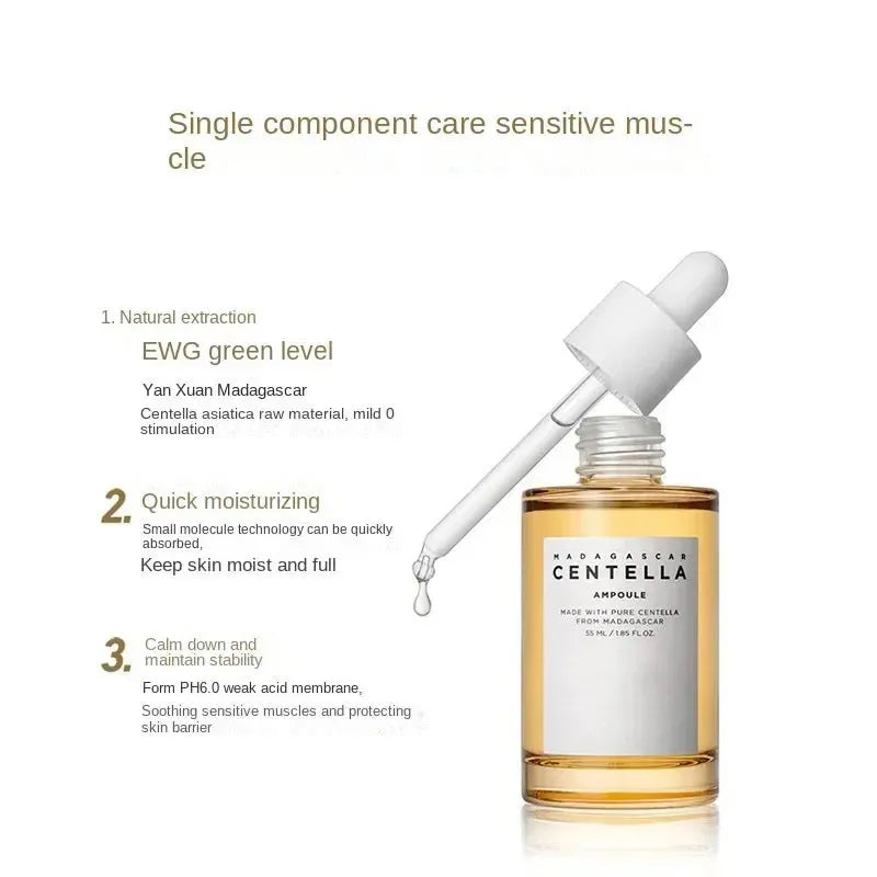 Madagascar Centella Ampoule & Cleansing Oil Duo Lightweight Oil-Based Cleanser Professional Women Skincare Product