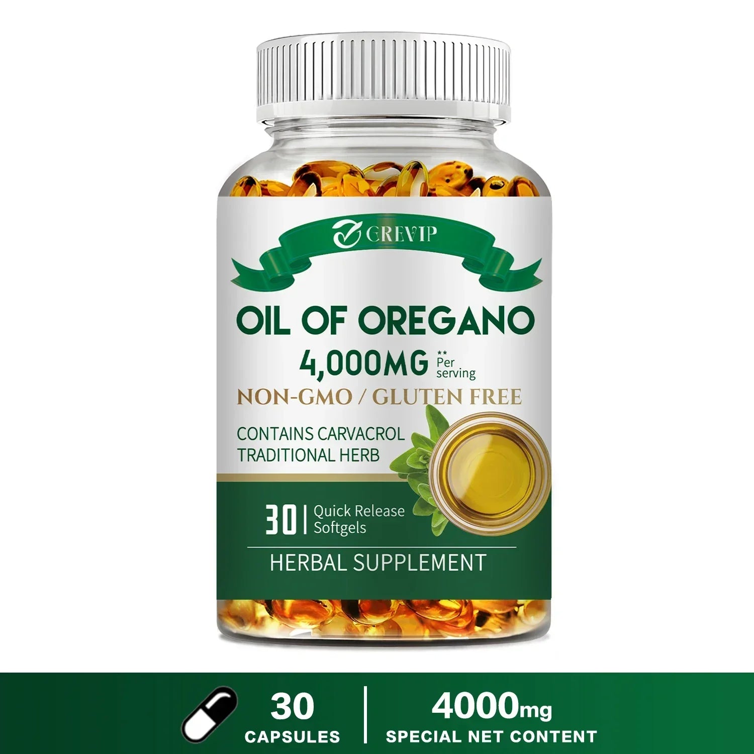 Oil of Oregano - for Immune & Kidney Health, Anti inflammatory, Relieves Bloating