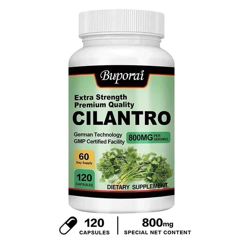 Cilantro Supplement - Rich Source of Antioxidants - Natural Cleansing & Detox