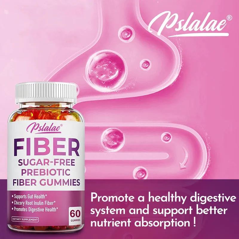 Premium Prebiotic Fiber Gummies - Support Gut Digestive Health with 5G Fiber and 5.4G Prebiotic Digestive Blend