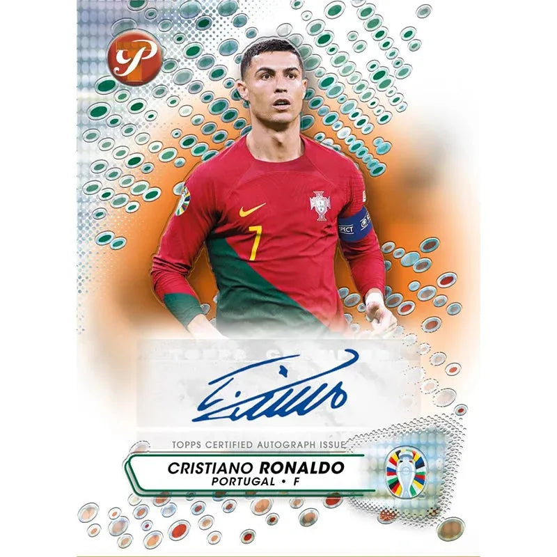 Topps Pristine Road To Uefa Euro 2024 - Hobby Box Collection Card Limited Signature Ronaldo Modric