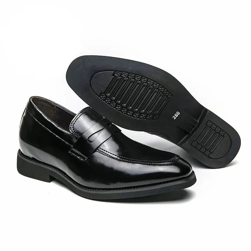 New Men Leather Shoes For Men Luxury Slip On Business