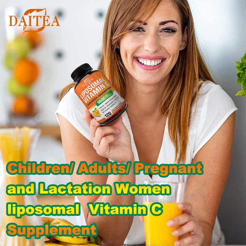 Vitamin C Vegetarian Capsules Promote Immune Development and Are Recommended To Provide VC Energy Supplements for Families