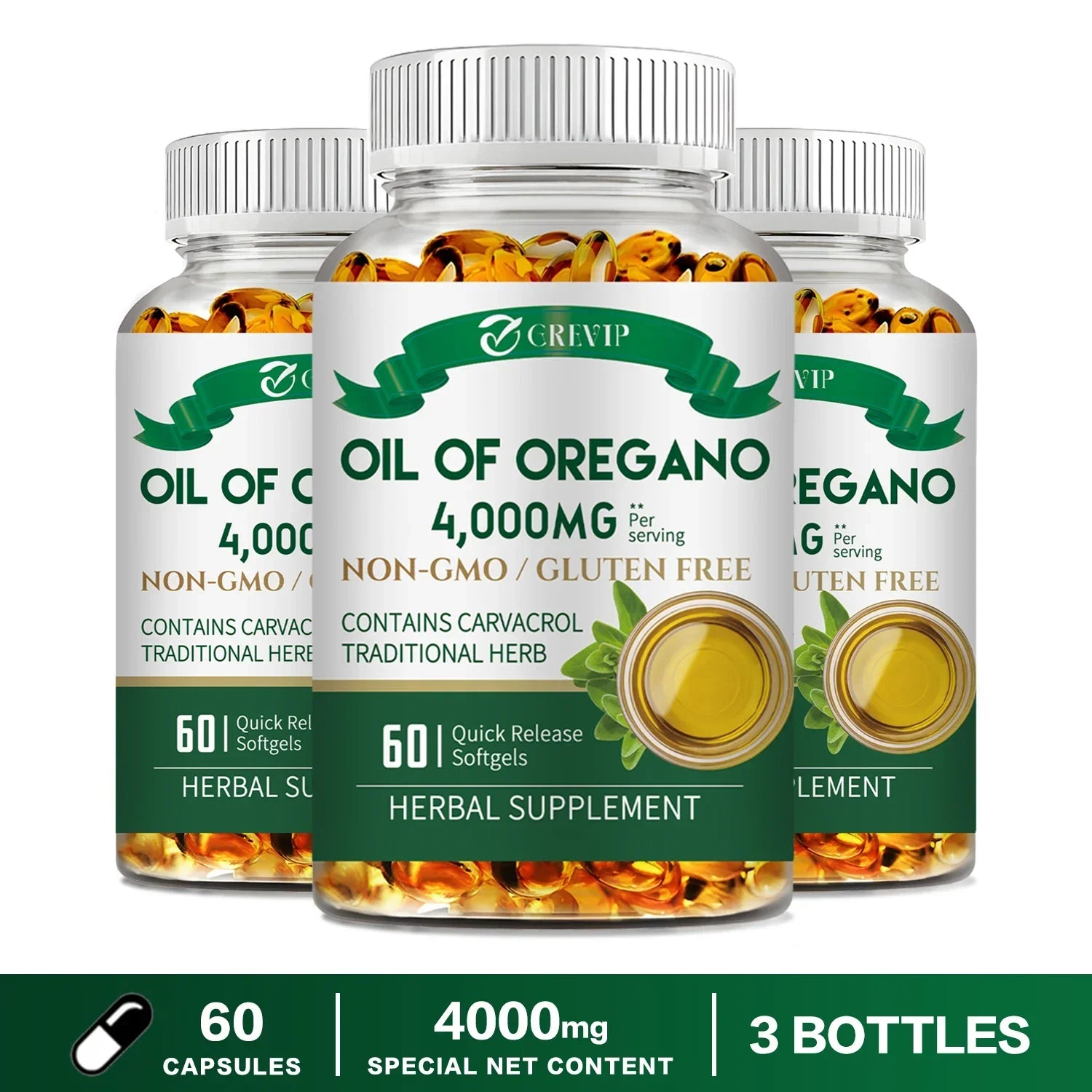 Oil of Oregano - for Immune & Kidney Health, Anti inflammatory, Relieves Bloating