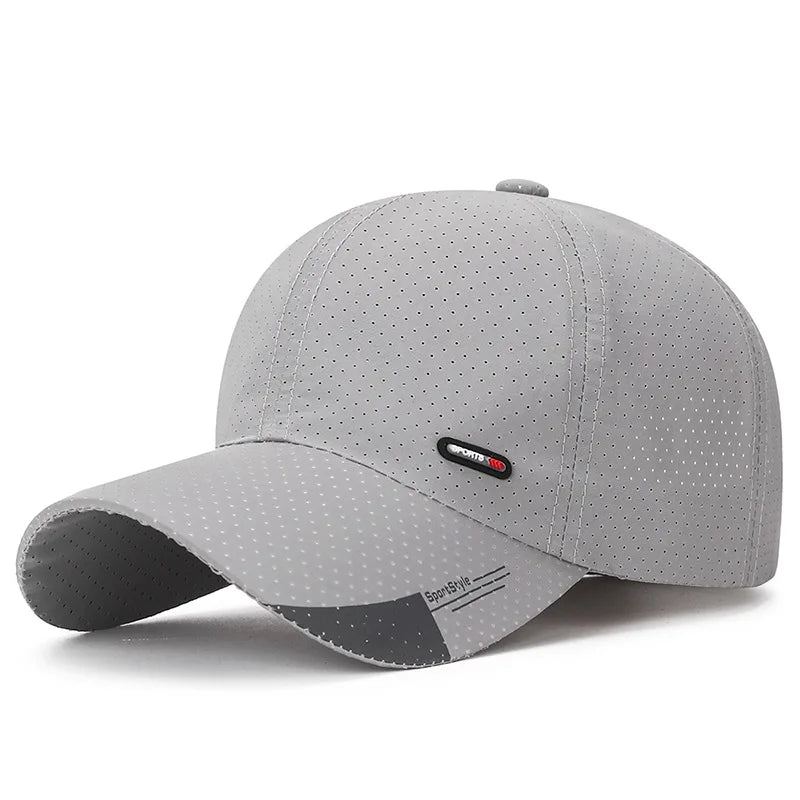 Quick-Dry Ultra-Breathable Baseball Cap - Lightweight & Adjustable with Fashionable Duckbill - Perfect for Outdoor Sports