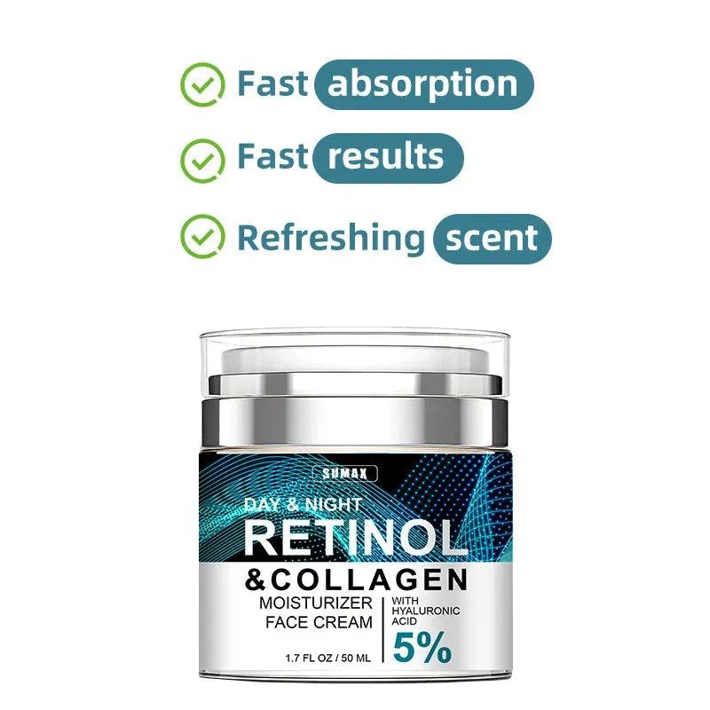 50ml Retinol Face Cream Moisturizing Firming Brightening skincare Collagen Hyaluronic Acid Creams Facial Skin Care Products