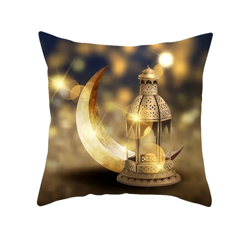 2025 Ramadan Home Decor Pillow Cases EID Mubarak Decor Cushion Eid Mubarak Birthday Wedding Festival Party Ornaments Supplies