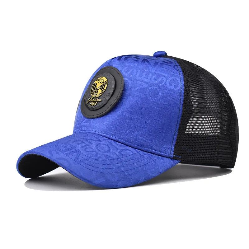 Personality Letter New Design Retro Mesh Baseball Cap For Men Women Autumn Summer Snapback Hat High Top Network Sun Hats Gorras