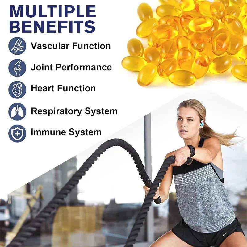 PQQ Capsules 40mg, Mitochondrial Support, Helps Energy Boost, Supports Heart Health, Cognitive Function