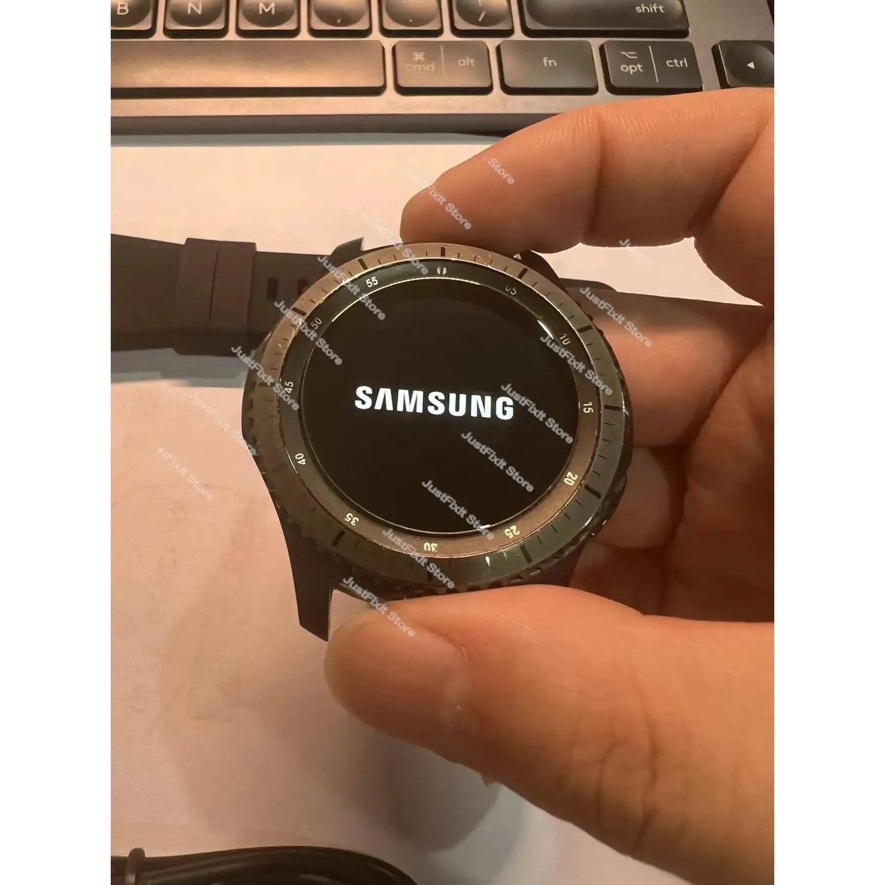 SAMSUNG GEAR S3 Frontier Classic Smartwatch 46MM Bluetooth/Lte Dark Grey Super AMOLED Smart Watch Blood Pressure Measure GPS